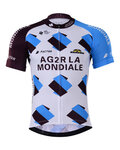 Kurzarm Fahrradtrikot - AG2R 2017 - Weiß/Hellblau/Schwarz
