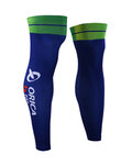 BONAVELO Fahrrad-Beinwärmer - ORICA 2018 - Blau/Grün