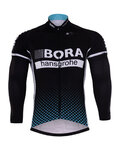 Langarm Fahrradtrikot für den Winter - BORA 2017 WINTER - Schwarz