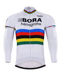 Langarm Fahrradtrikot für den Winter - BORA UCI 2017 WINTER - mehrfarbig/Weiß