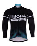 Langarm Fahrradtrikot für den Sommer - BORA 2017 SUMMER - Schwarz