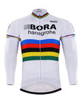Langarm Fahrradtrikot für den Sommer - BORA UCI 2017 SUMMER - Weiß/mehrfarbig