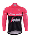 BONAVELO Langarm Fahrradtrikot für den Sommer - TREK ROSE 2017 SMR - Rosa/Schwarz