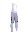 Lange Fahrradhose mit Trägern - BORA UCI 2017 WINTER - Weiß