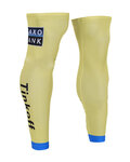 BONAVELO Fahrrad-Beinwärmer - TINKOFF SAXO 2015 - Gelb/Blau