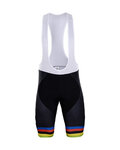 BONAVELO Kurze Fahrradhose mit Trägern - BORA UCI 2018 - mehrfarbig/Schwarz