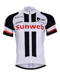BONAVELO Kurzarm Fahrradtrikot - SUNWEB 2018 - Schwarz/Weiß
