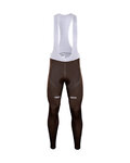 Lange Fahrradhose mit Trägern - AG2R 2018 WINTER - Braun