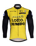Langarm Fahrradtrikot für den Sommer - LOTTO 2018 SUMMER - Gelb/Schwarz