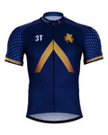 Kurzarm Fahrradtrikot - AQUA BLUE 2018 KIDS - Gold/Blau