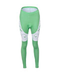 Lange Fahrradhose ohne Träger  - CYCLINGBOX LADY SMR - Weiß/Grün