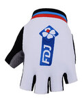 Fingerlose Fahrradhandschuhe - FDJ 2018 - Weiß/Blau