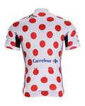 BONAVELO Kurzarm Fahrradtrikot - TOUR DE FRANCE  - Rot/Weiß