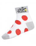 Klassische Fahrradsocken - TOUR DE FRANCE  - Weiß/Rot