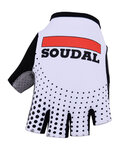 BONAVELO Fingerlose Fahrradhandschuhe - LOTTO SOUDAL 2019 - Weiß
