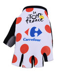 BONAVELO Fingerlose Fahrradhandschuhe - TOUR DE FRANCE - Rot/Weiß