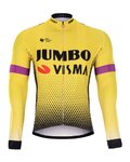 BONAVELO Langarm Fahrradtrikot für den Winter - JUMBO-VISMA 2019 WNT - Schwarz/Grün
