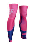 BONAVELO Fahrrad-Beinwärmer - EDUCATION FIRST 2019 - Rosa/Blau