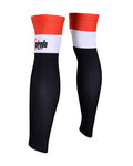 BONAVELO Fahrrad-Beinwärmer - TREK - Schwarz/Rot/Weiß