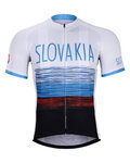 BONAVELO Kurzarm Fahrradtrikot - SLOVAKIA 2019 - Schwarz/Weiß