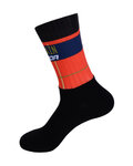 Klassische Fahrradsocken - BAHRAIN MERIDA 2019 - Schwarz/Blau/Rot