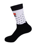 Klassische Fahrradsocken - LOTTO SOUDAL 2019 - Weiß/Schwarz