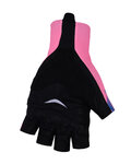 BONAVELO Fingerlose Fahrradhandschuhe - EDUCATION FIRST 2020 - Rosa/Blau
