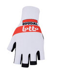 BONAVELO Fingerlose Fahrradhandschuhe - LOTTO SOUDAL - Rot/Schwarz