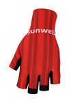 BONAVELO Fingerlose Fahrradhandschuhe - SUNWEB 2020 - Rot