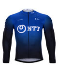 BONAVELO Langarm Fahrradtrikot für den Winter - NTT 2020 WINTER - Schwarz/Blau