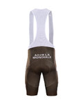 BONAVELO Kurze Fahrradhose mit Trägern - AG2R 2020 - Braun