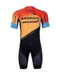 BONAVELO Kurzarm Radtrikot und Shorts - BAHRAIN MCLAREN 2020 - Gelb/Rot/Schwarz