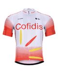 BONAVELO Kurzarm Fahrradtrikot - COFIDIS 2020 - Weiß/Rot