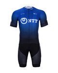 BONAVELO Kurzarm Radtrikot und Shorts - NTT 2020 - Schwarz/Blau