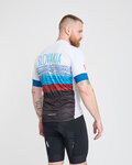 BONAVELO Kurzarm Fahrradtrikot - SLOVAKIA - Weiß/Rot/Blau/Schwarz