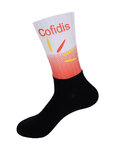 BONAVELO Klassische Fahrradsocken - COFIDIS 2020 - Rot/Schwarz