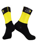 BONAVELO Klassische Fahrradsocken - TOUR DE FRANCE - Gelb/Schwarz