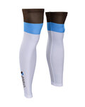 BONAVELO Fahrrad-Beinwärmer - AG2R 2020 - Braun/Weiß/Blau