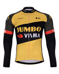 BONAVELO Langarm Fahrradtrikot für den Winter - JUMBO-VISMA 2021 WNT - Gelb