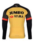 BONAVELO Langarm Fahrradtrikot für den Winter - JUMBO-VISMA 2021 WNT - Gelb