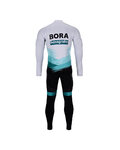 BONAVELO Radtrikot und Hose für den Winter - BORA 2021 WINTER - Grün/Schwarz/Weiß