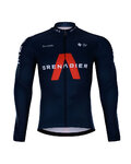 BONAVELO Radtrikot und Hose für den Winter - INEOS 2021 WINTER - Blau