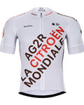 BONAVELO Kurzarm Fahrradtrikot - AG2R CITROËN 2022  - Weiß