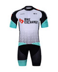 BONAVELO Kurzarm Radtrikot und Shorts - BIKE EXCHANGE 2021 - Schwarz/Blau