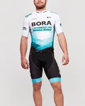 BONAVELO Kurzarm Fahrradtrikot - BORA 2021 - Weiß/Schwarz/Grün