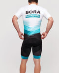 BONAVELO Kurzarm Fahrradtrikot - BORA 2021 - Weiß/Schwarz/Grün