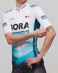 BONAVELO Kurzarm Fahrradtrikot - BORA 2021 - Weiß/Schwarz/Grün
