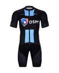 BONAVELO Kurzarm Radtrikot und Shorts - DSM 2022 - Schwarz/Blau