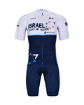 BONAVELO Kurzarm Radtrikot und Shorts - ISRAEL 2021 - Schwarz/Blau/Weiß