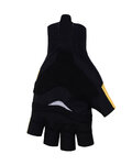 BONAVELO Fingerlose Fahrradhandschuhe - JUMBO-VISMA 2022 - Gelb/Schwarz